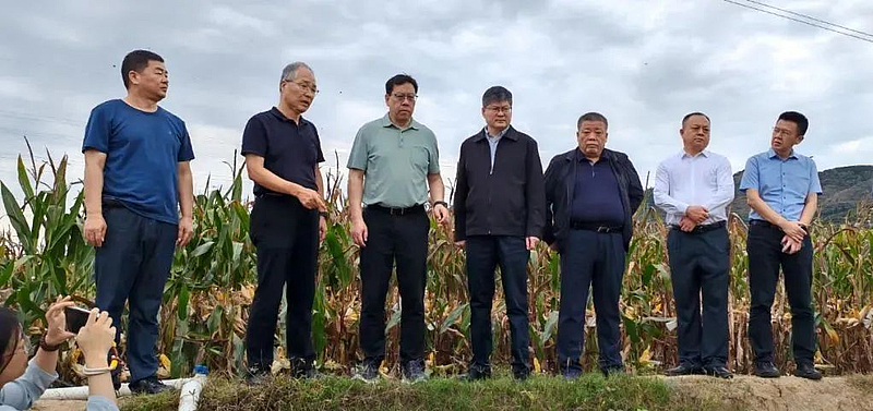 黄思光、史高领、韩霁昌调研区校企共建杨凌南繁育种基地工作